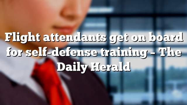 Flight attendants get on board for self-defense training – The Daily Herald