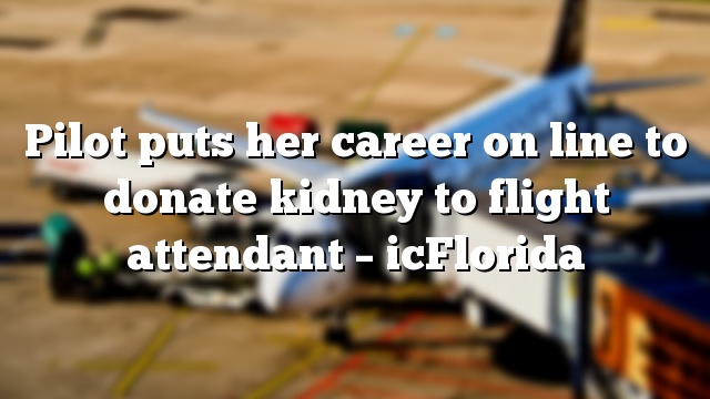 Pilot puts her career on line to donate kidney to flight attendant – icFlorida