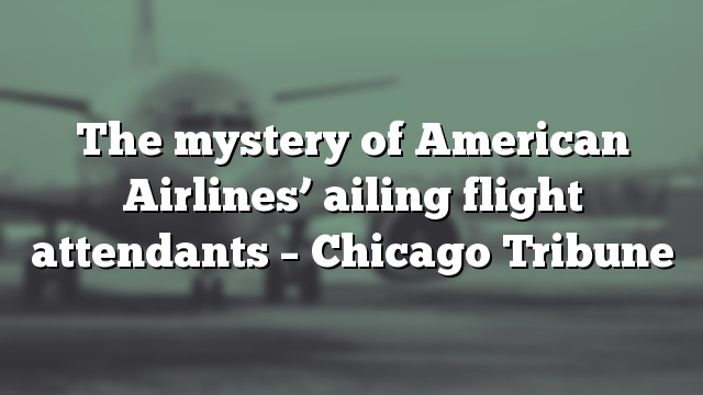The mystery of American Airlines’ ailing flight attendants – Chicago Tribune